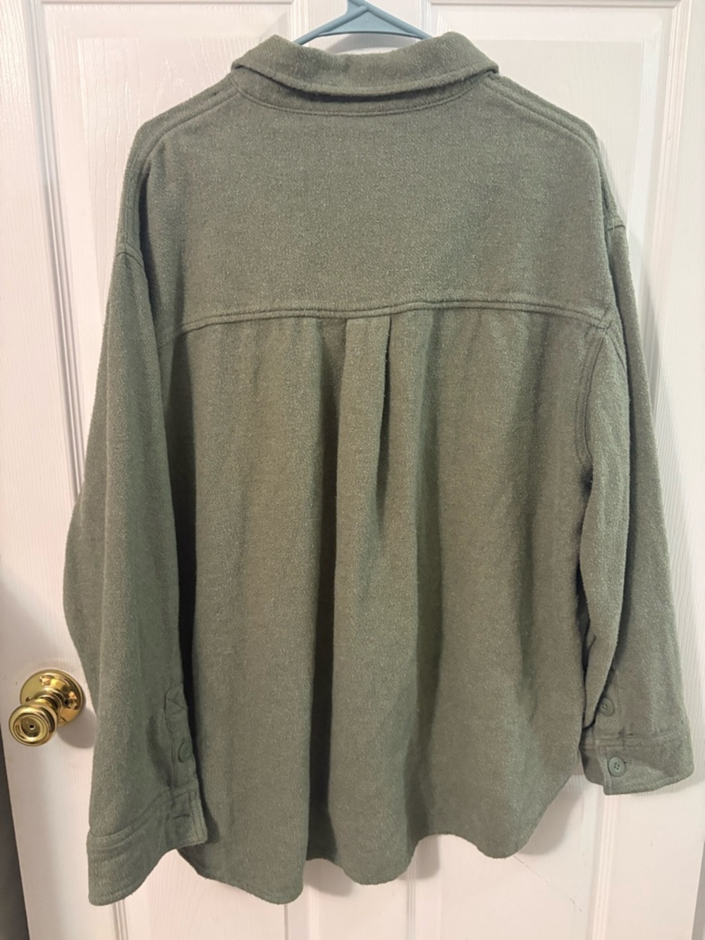 American Eagle oversized fleece cotton shirt - Picture 6 of 6